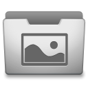 Aluminum Grey Images Icon 128x128 png